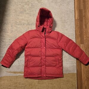 Quince Responsible Down Puffer Jacket - Cherry Red Size S